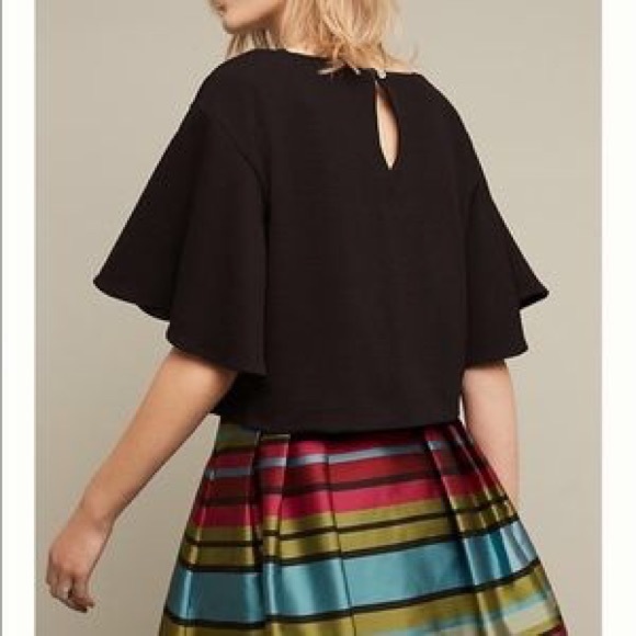 Anthropologie | Eri + Ari Viv Cropped Structured Top Sz: XS - Picture 3 of 8